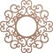Ekena Millwork Reims Wood Fretwork Pierced Ceiling Medallion, Wood (Paint Grade), 20"OD x 7 5/8"ID x 3/8"T CMWP20X20X0375REMF - alternate 1